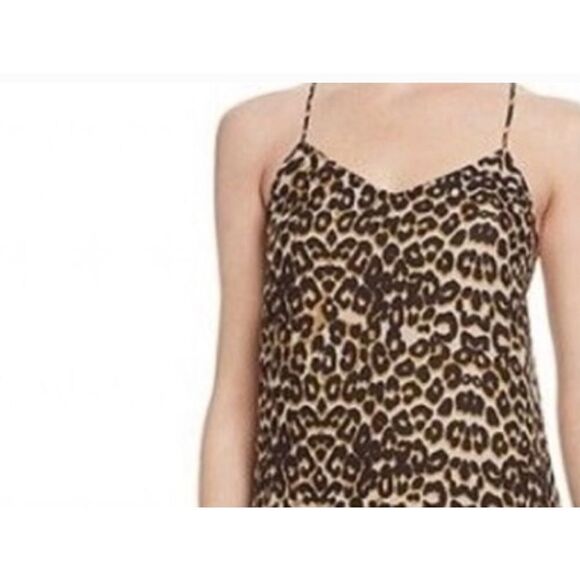 Rebecca Minkoff Animal Print Slip Dress Adjustable Straps Size 4 - Picture 3 of 16